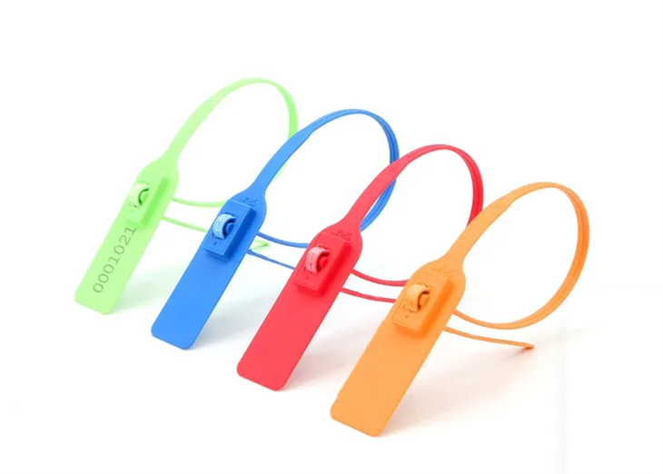 418MM Double Lock Pull Tight Plastic Security Seal Metal Inserted