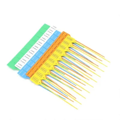 Повуците тесну пластичну безбедносну печату